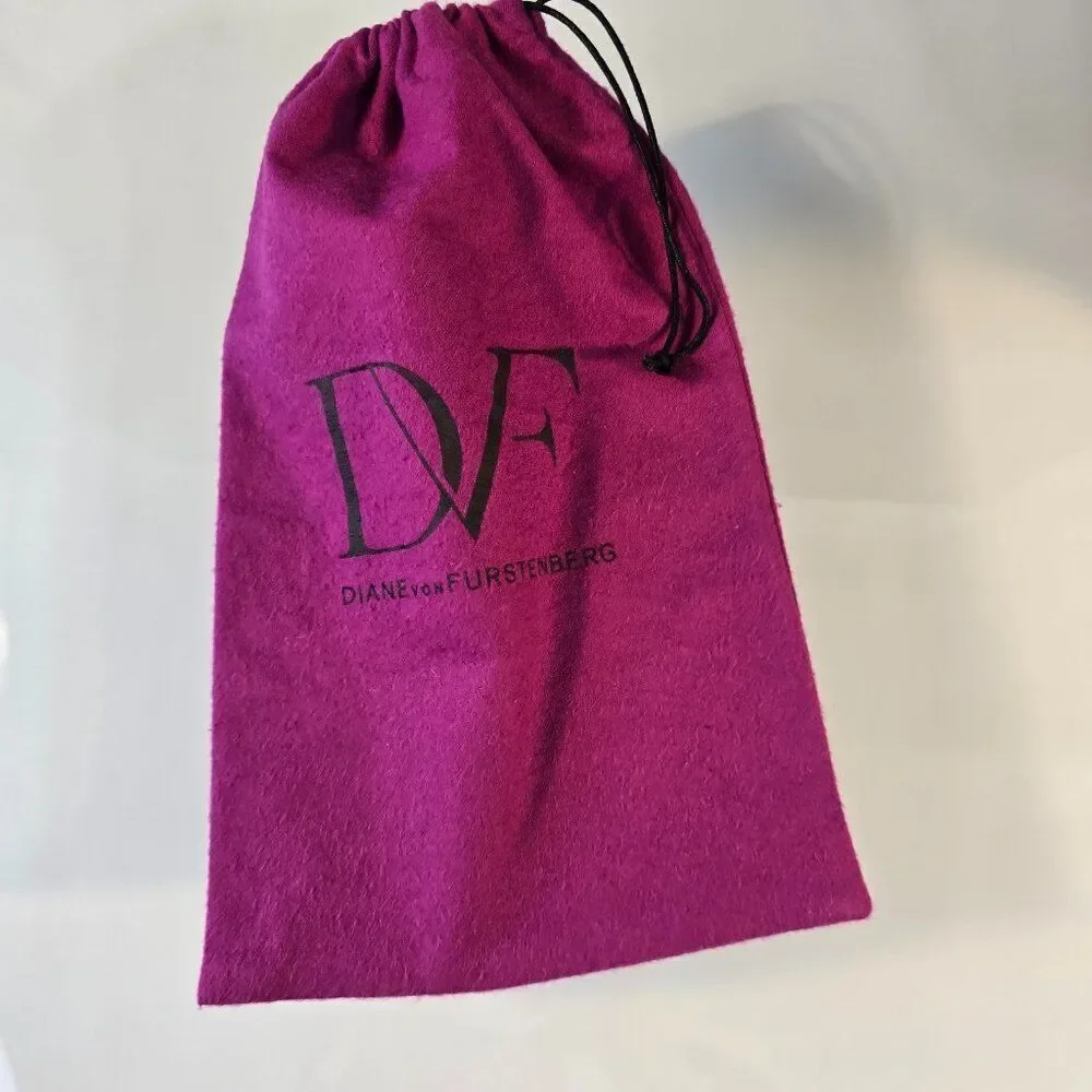 Diane Von Furstenberg Drawstring Dust Bag Vintage Purple